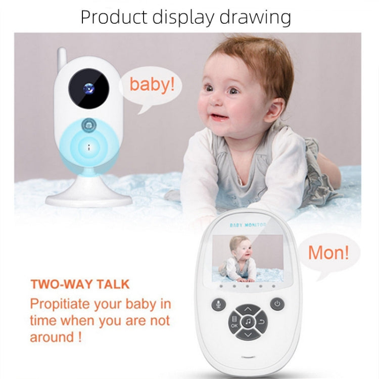 ZR302 2.4GHz Digital Video Smart Baby Monitor Night Vision Camera, Music Player, Two Way Intercom Function Reluova