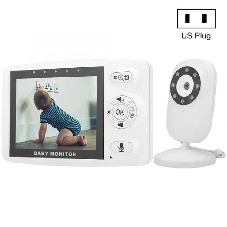 835P 3.5 inch Video Wireless Baby Monitor IR Night Vision Voice Security Camera