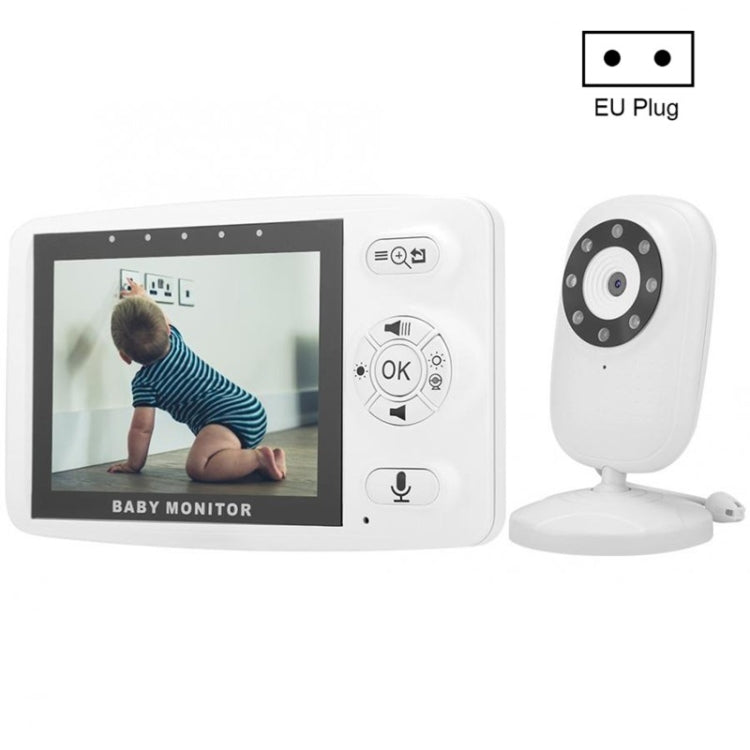 835P 3.5 inch Video Wireless Baby Monitor IR Night Vision Voice Security Camera-Reluova