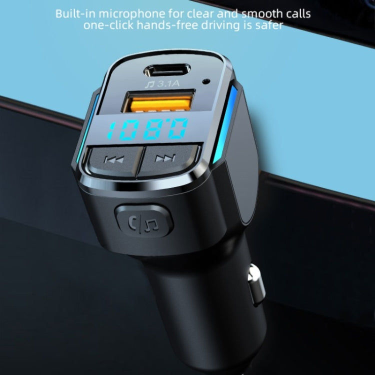 C34 Car Bluetooth 5.0 Charger FM Transmitter Cigarette lighter MP3 Music Player ÎҵÄÉ̵ê