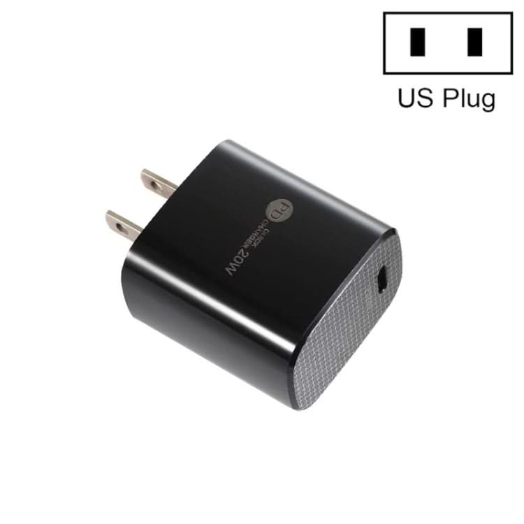 PD11 Mini Single Port PD3.0 USB-C / Type-C 20W Fast Charger for iPhone / iPad Series, US Plug