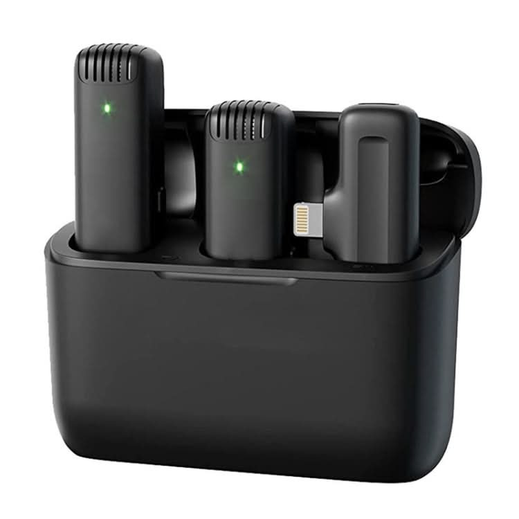 2 Pack Wireless Lavalier Microphones with Charging Case-Reluova