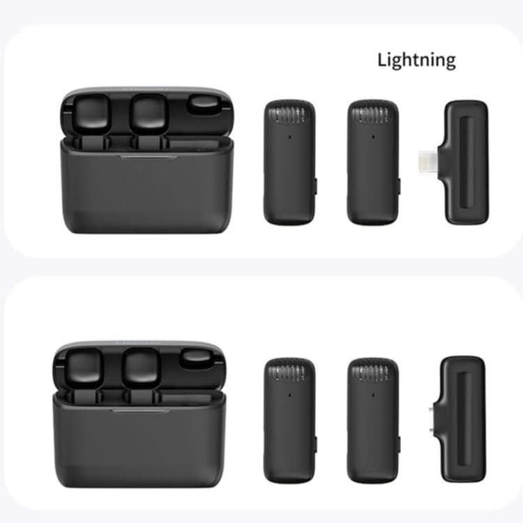 2 Pack Wireless Lavalier Microphones with Charging Case-Reluova