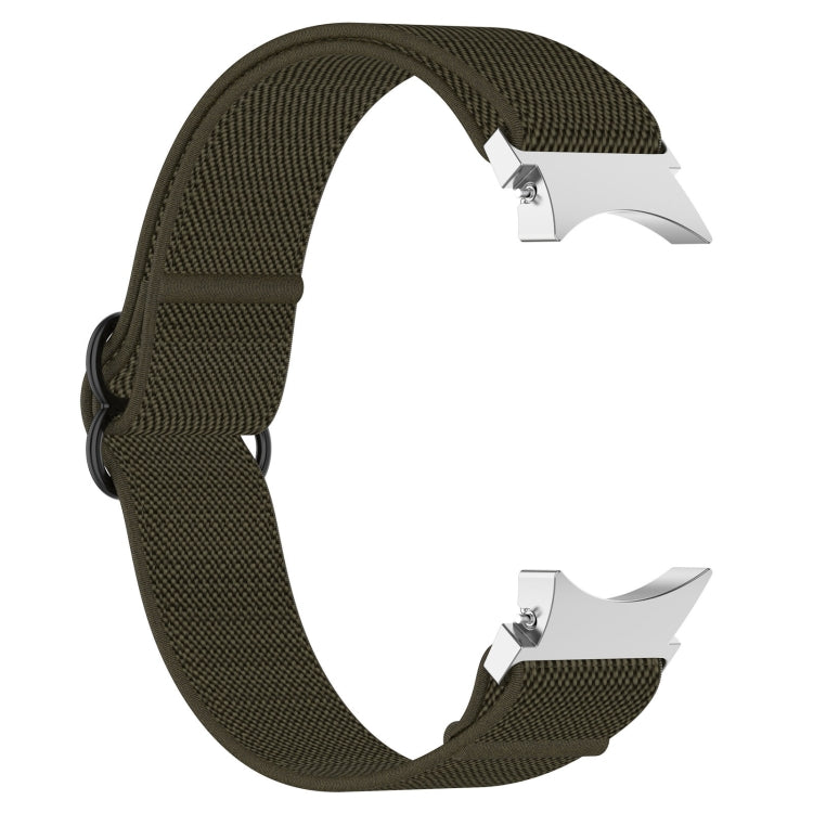 Nylon Stretch Black Buckle Watch Band, Series 1