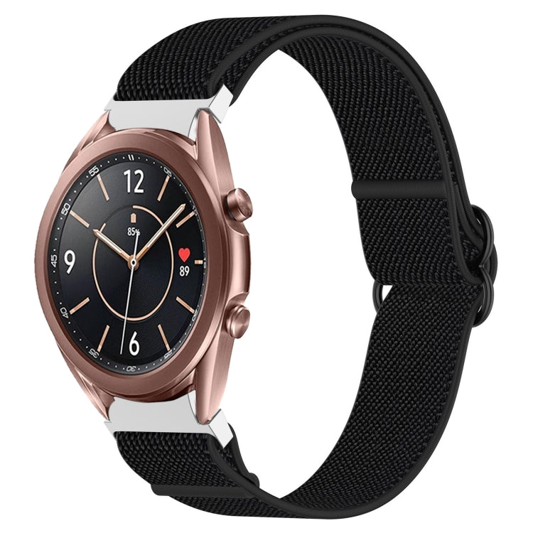 Nylon Stretch Black Buckle Watch Band, Series 2