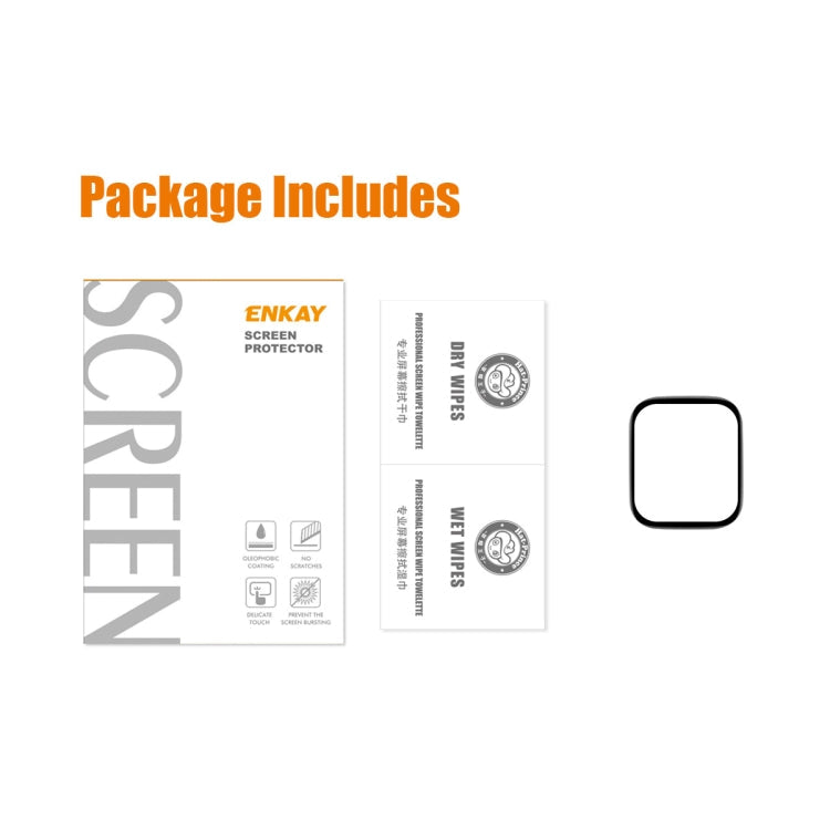 For Redmi Watch 3 ENKAY 3D Full Coverage Soft PC Edge + PMMA HD Screen Protector Film