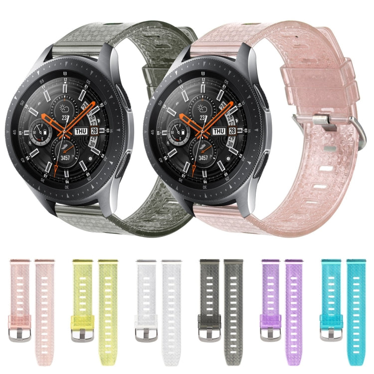 22mm Transparent Shiny Diamond TPU Watch Band-Reluova