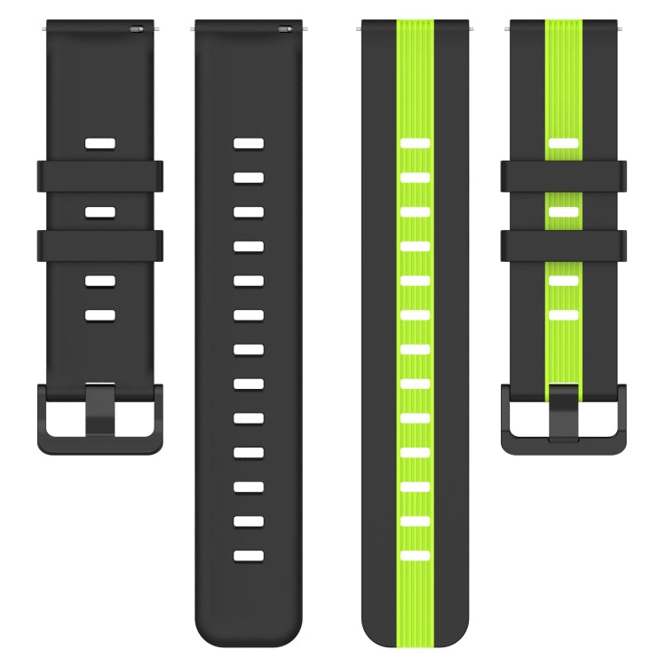 20mm Vertical Two-Color Silicone Watch Band, Series 1-Reluova