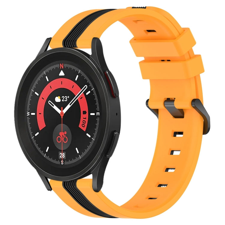 20mm Vertical Two-Color Silicone Watch Band, Series 1-Reluova