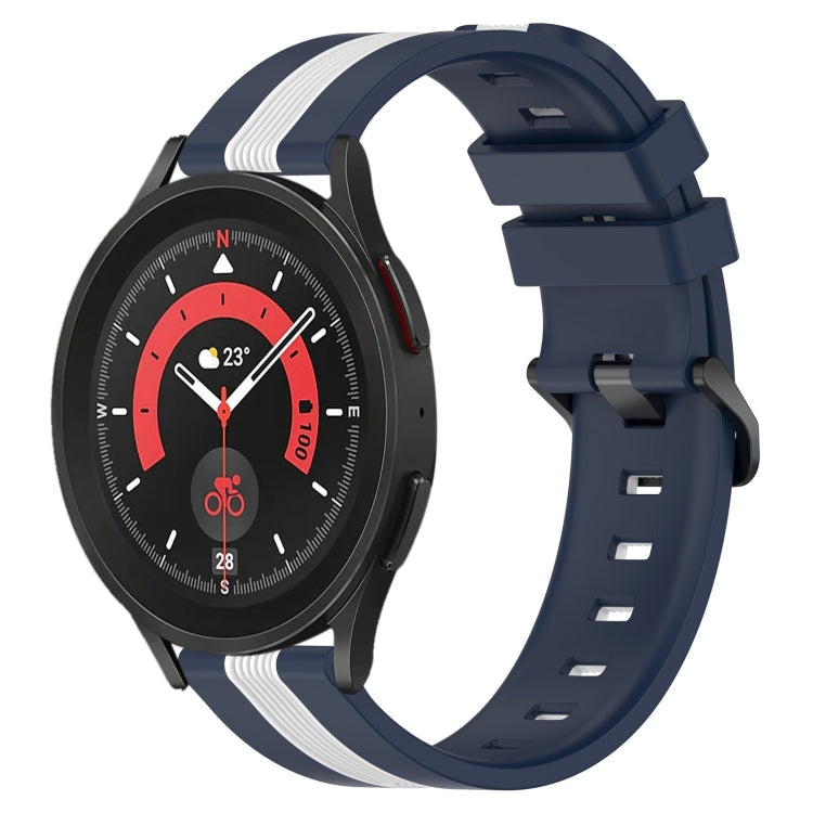 20mm Vertical Two-Color Silicone Watch Band, Series 1-Reluova