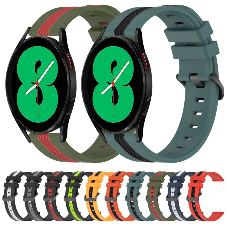 20mm Vertical Two-Color Silicone Watch Band, Series 2-Reluova