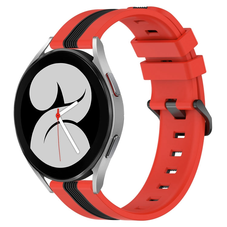 20mm Vertical Two-Color Silicone Watch Band, Series 3-Reluova