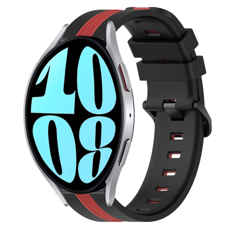 20mm Vertical Two-Color Silicone Watch Band, Series 3-Reluova