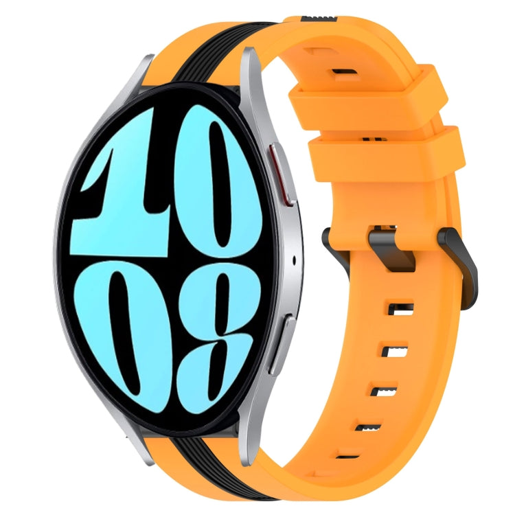 20mm Vertical Two-Color Silicone Watch Band, Series 3-Reluova