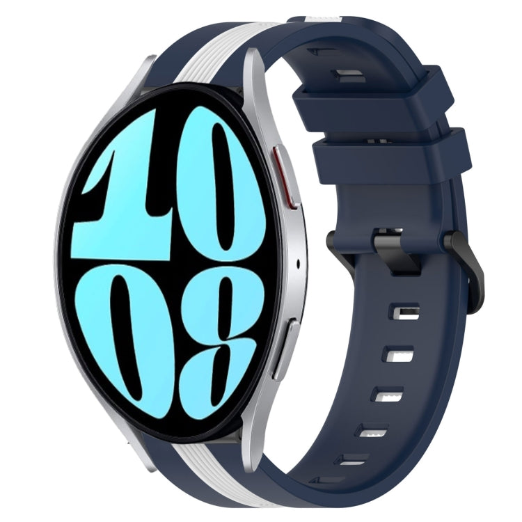 20mm Vertical Two-Color Silicone Watch Band, Series 3-Reluova