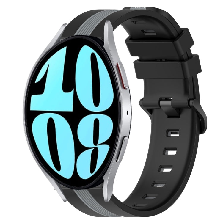 20mm Vertical Two-Color Silicone Watch Band, Series 4-Reluova