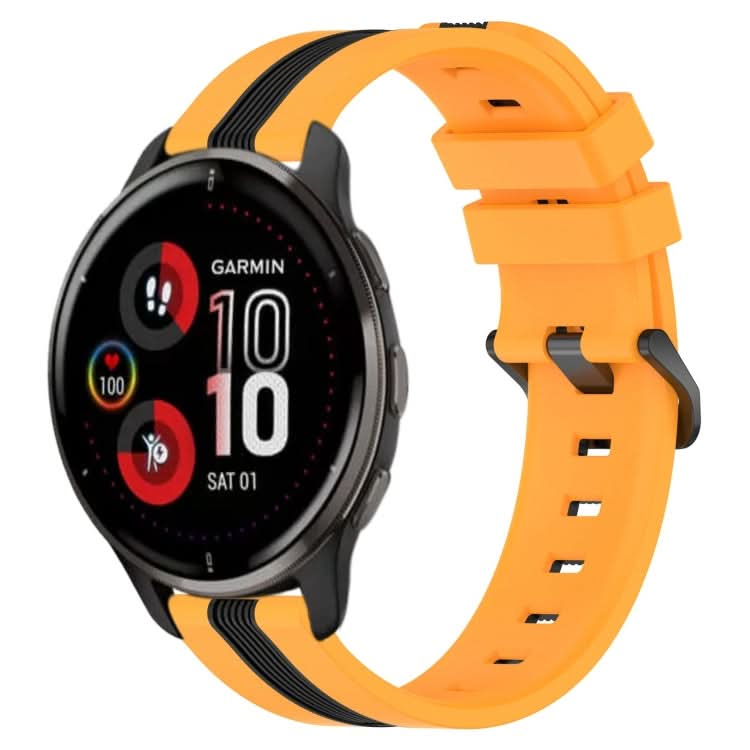 20mm Vertical Two-Color Silicone Watch Band, Series 4