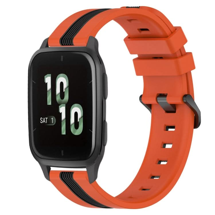 20mm Vertical Two-Color Silicone Watch Band, Series 4