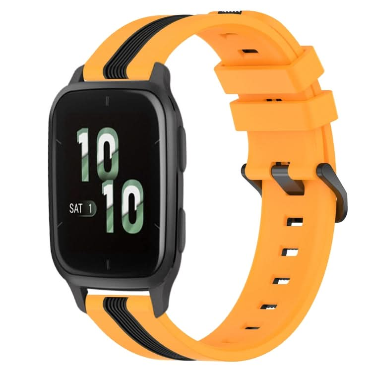 20mm Vertical Two-Color Silicone Watch Band, Series 4