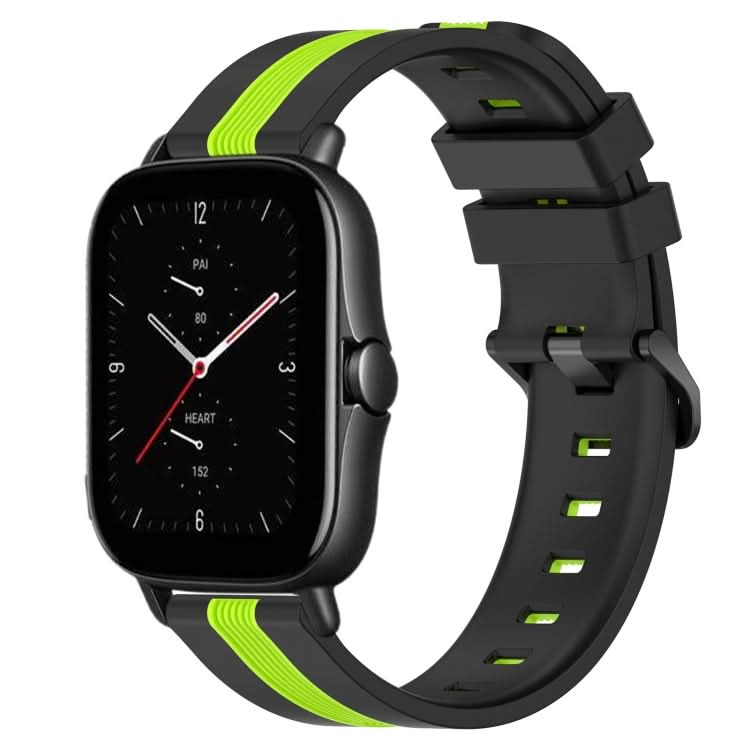 20mm Vertical Two-Color Silicone Watch Band, Series 3