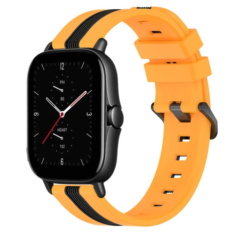 20mm Vertical Two-Color Silicone Watch Band, Series 3