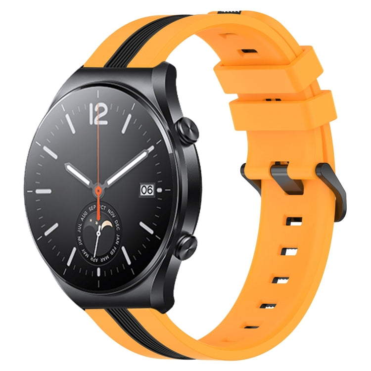 22mm Vertical Two-Color Silicone Watch Band, Series 2-Reluova