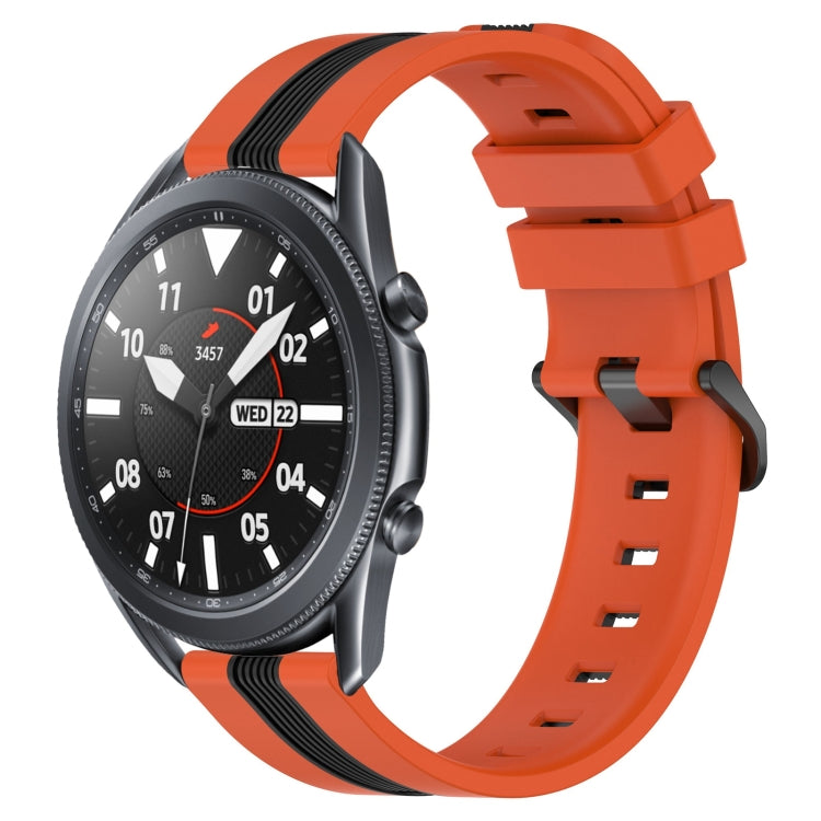 22mm Vertical Two-Color Silicone Watch Band, Series 1-Reluova