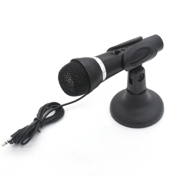 K-307 3.5mm Home Stereo MIC Computer Desktop Chatting Gaming Microphone with Stand My Store