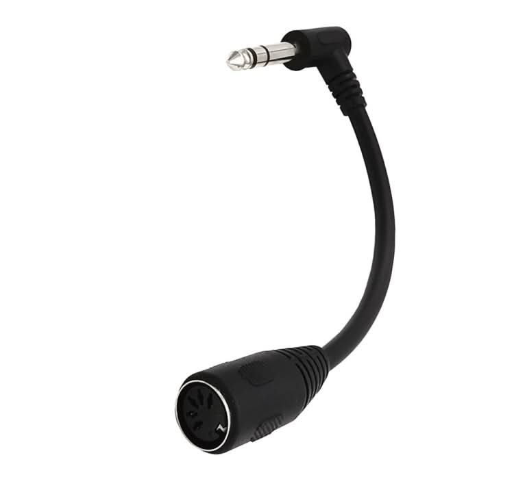 JUNSUNMAY 6.35mm 1/4 inch Male to Female 5 Pin MIDI Audio Stero Adapter, Cable Length: 20cm My Store