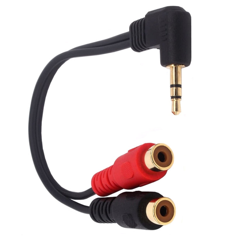 JUNSUNMAY 3.5mm Male Elbow to Dual RCA Stereo Audio Cable Adapter 20cm My Store