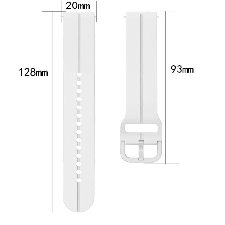 20mm Loop Silicone Watch Band, Series 3