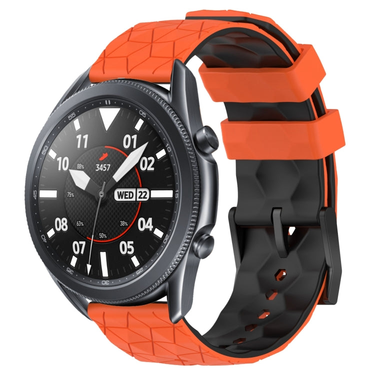 22mm Football Pattern Two-Color Silicone Watch Band, Series 1-Reluova