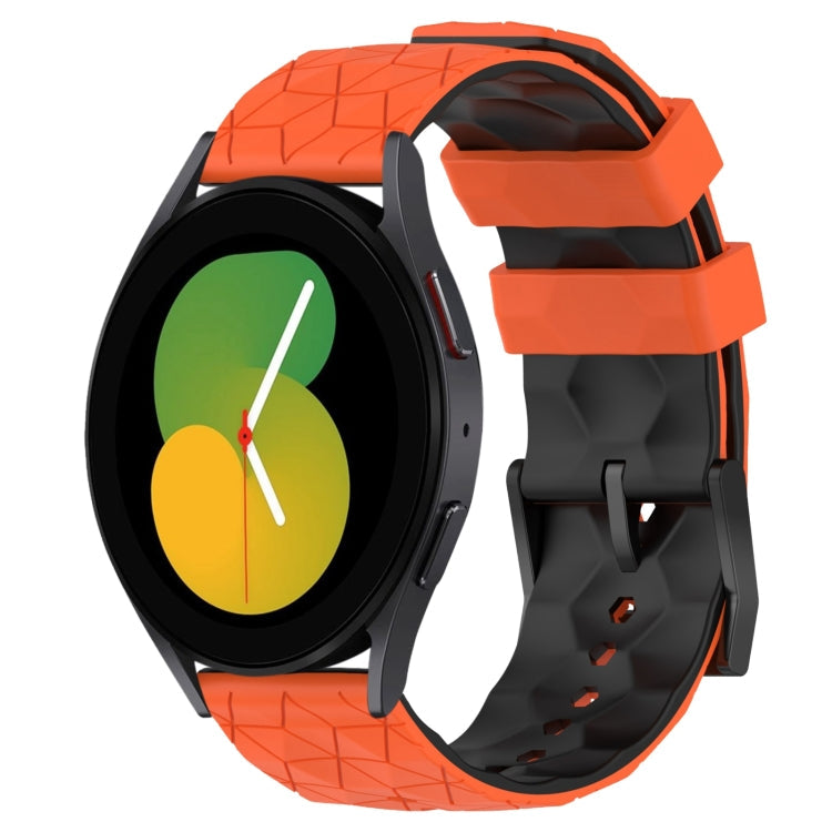 20mm Football Pattern Two-Color Silicone Watch Band, Series 3-Reluova