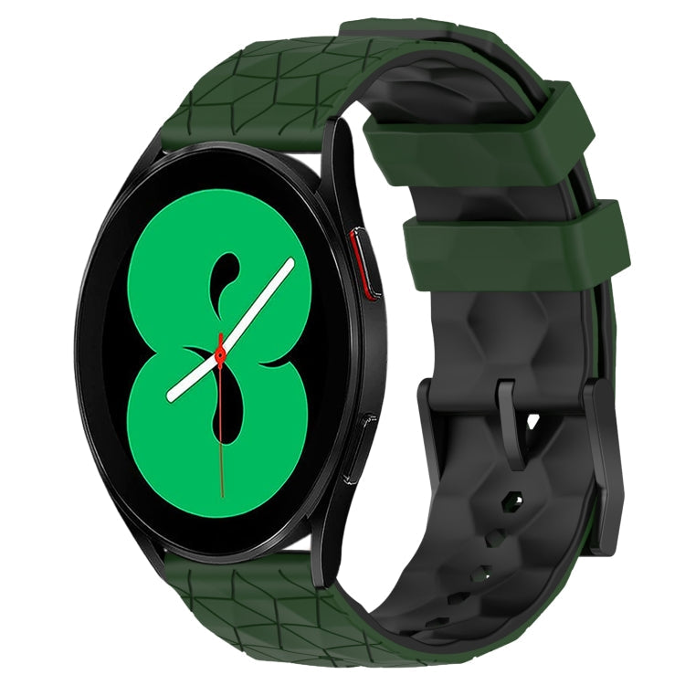 20mm Football Pattern Two-Color Silicone Watch Band, Series 1-Reluova