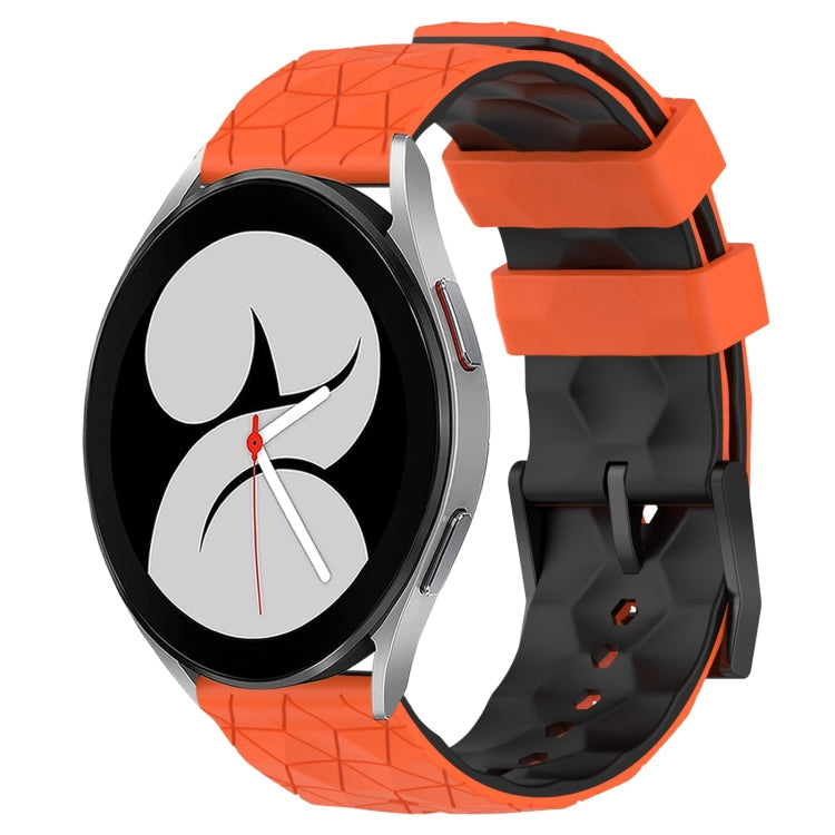 20mm Football Pattern Two-Color Silicone Watch Band, Series 4-Reluova