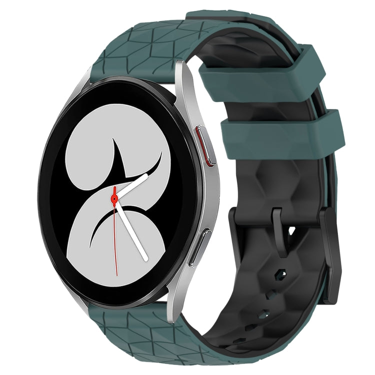 20mm Football Pattern Two-Color Silicone Watch Band, Series 4-Reluova