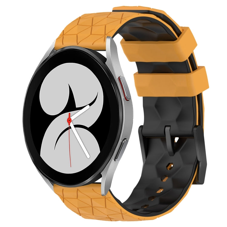 20mm Football Pattern Two-Color Silicone Watch Band, Series 4-Reluova