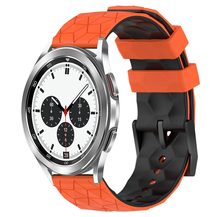 20mm Football Pattern Two-Color Silicone Watch Band, Series 2-Reluova