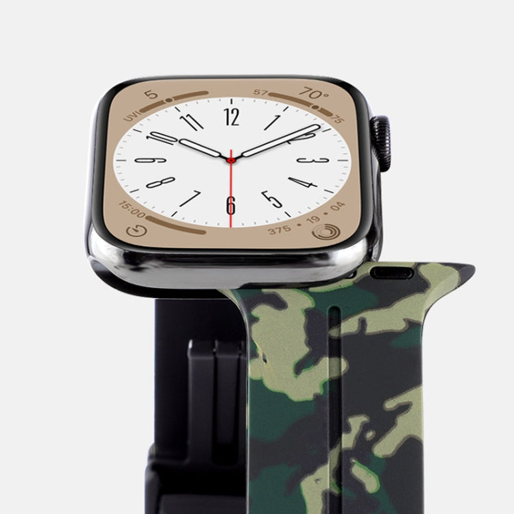 Magnetic Clasp Camouflage Silicone Watch Band