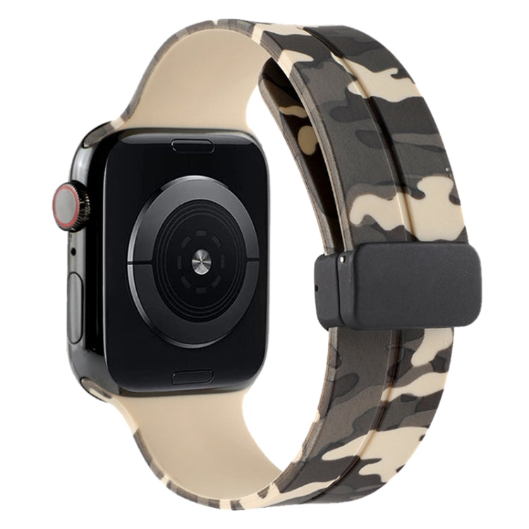 Magnetic Clasp Camouflage Silicone Watch Band