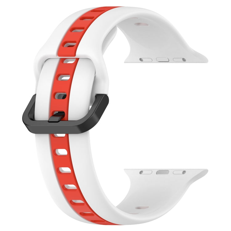 Two-Color Loop Buckle Silicone Watch Band, Series 2