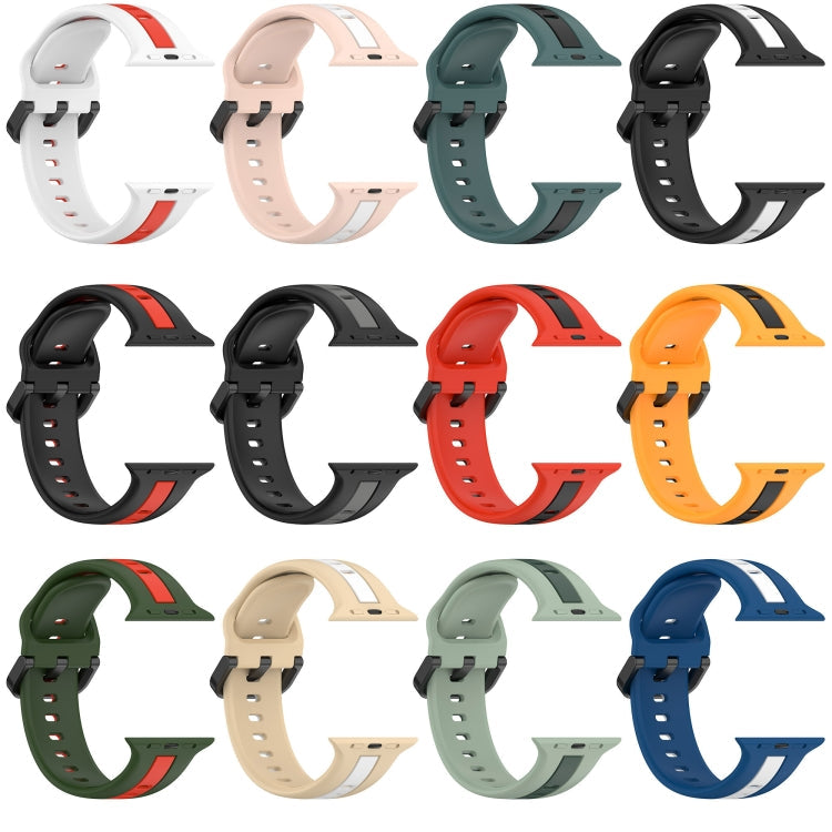 Two-Color Loop Buckle Silicone Watch Band, Series 2