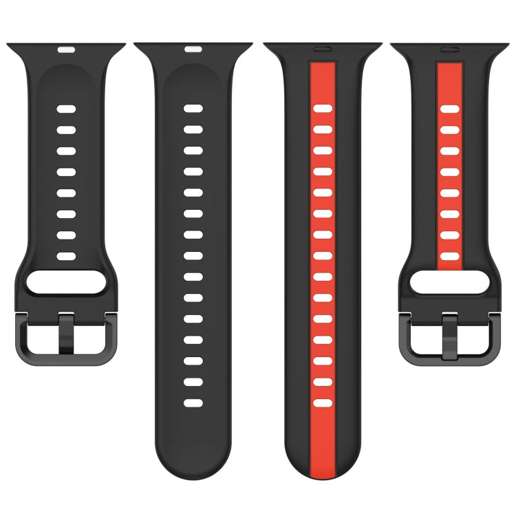 Two-Color Loop Buckle Silicone Watch Band, Series 2