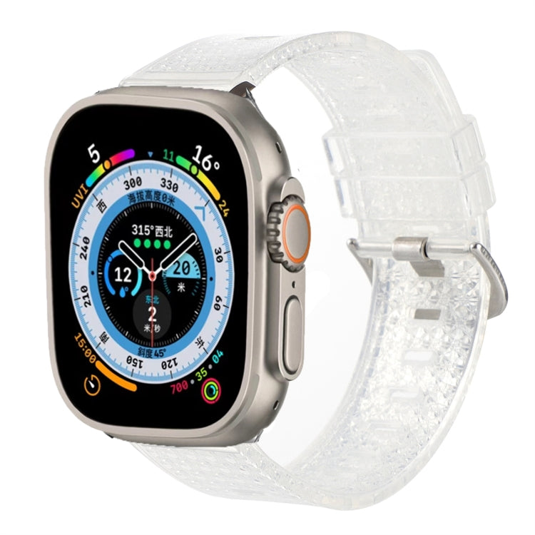 Transparent Shiny Diamond TPU Watch Band