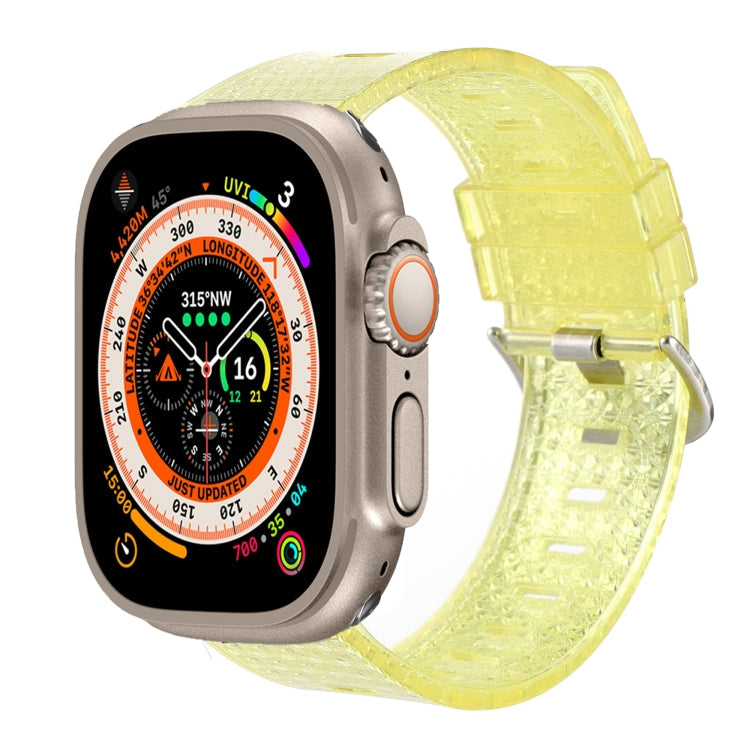 Transparent Shiny Diamond TPU Watch Band