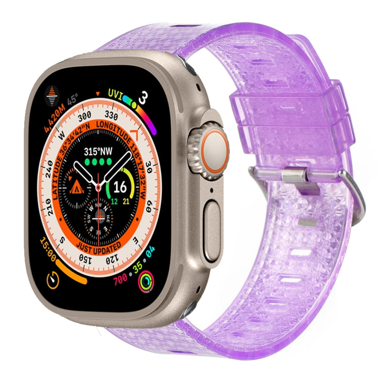 Transparent Shiny Diamond TPU Watch Band