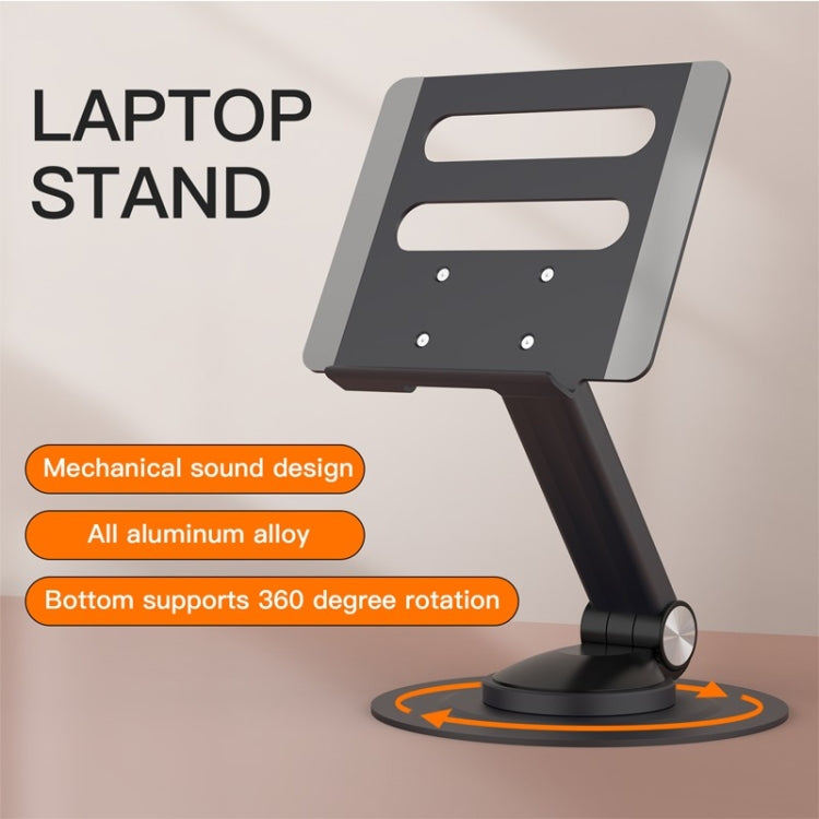 P4 360 Degrees Rotating Aluminum Metal Riser Tablet Laptop PC Stand Holder My Store