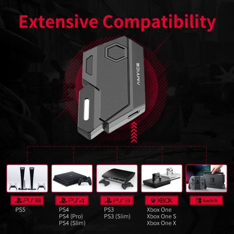 7 in 1 Video Game Converter Keyboard Mouse Converter Shooting Game Auxiliary Tool