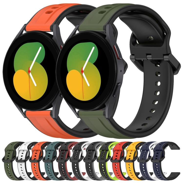 20mm Convex Loop Two-Color Silicone Watch Band, Series 1-Reluova