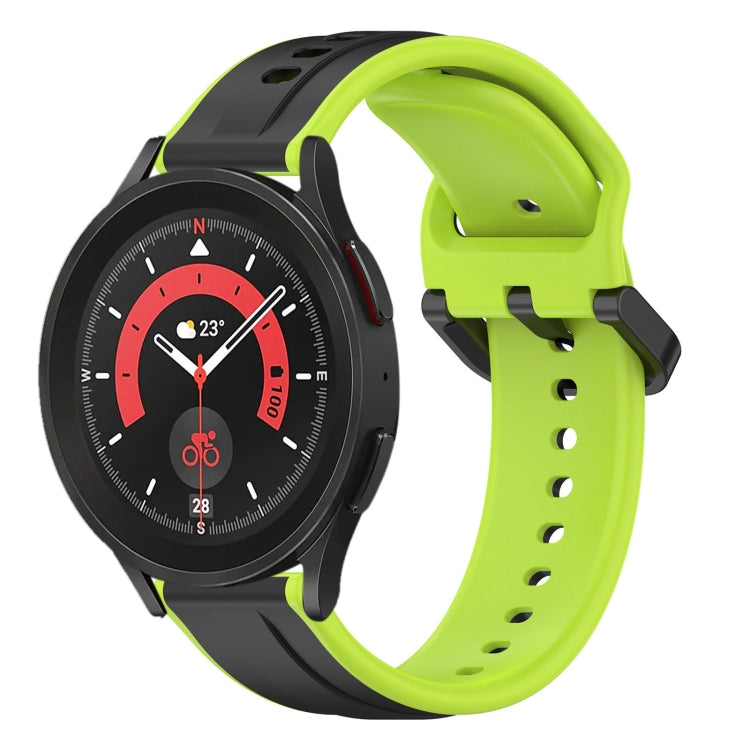 20mm Convex Loop Two-Color Silicone Watch Band, Series 4-Reluova